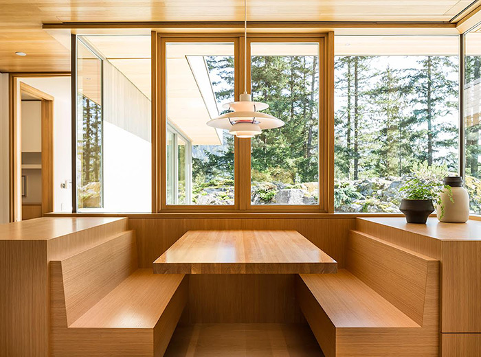 Thumbnail of Horseshoe Bay modern West Vancouver architecture contemporary house dining booth